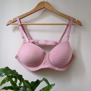 Simple Wishes | SuperMom Fixed Padding Nursing & Pumping Bra Rose Pink 34A